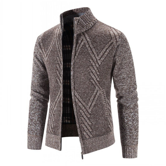 Mens Winter Zipped Cardigan